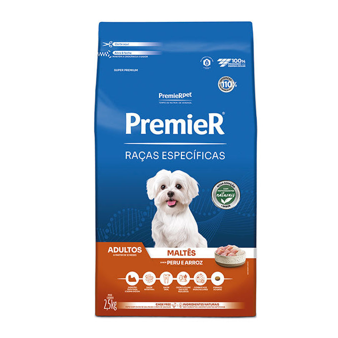 Ração Premier Raça Específica Maltês Adulto 2,5kg