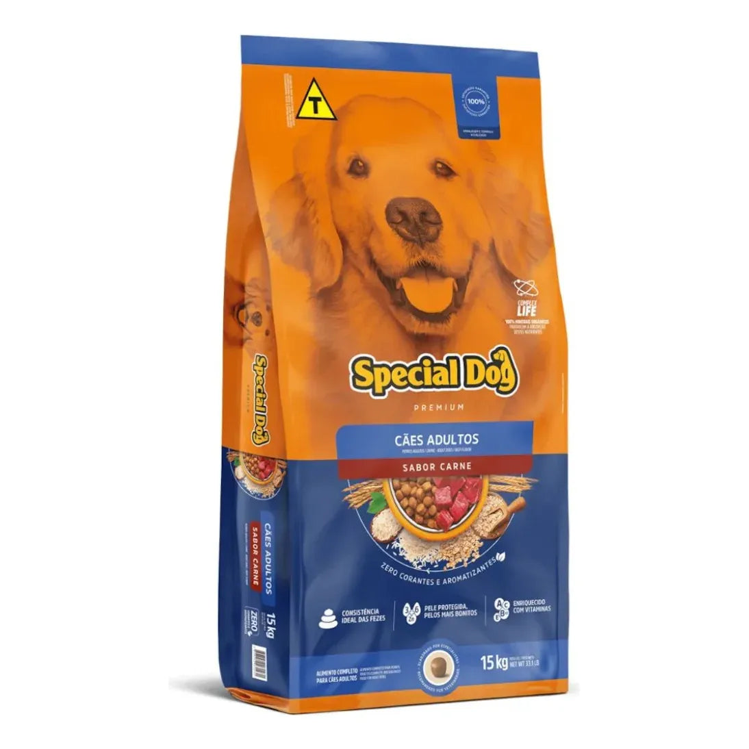 Ração Special Dog Premium Carne Cães Adultos 15kg