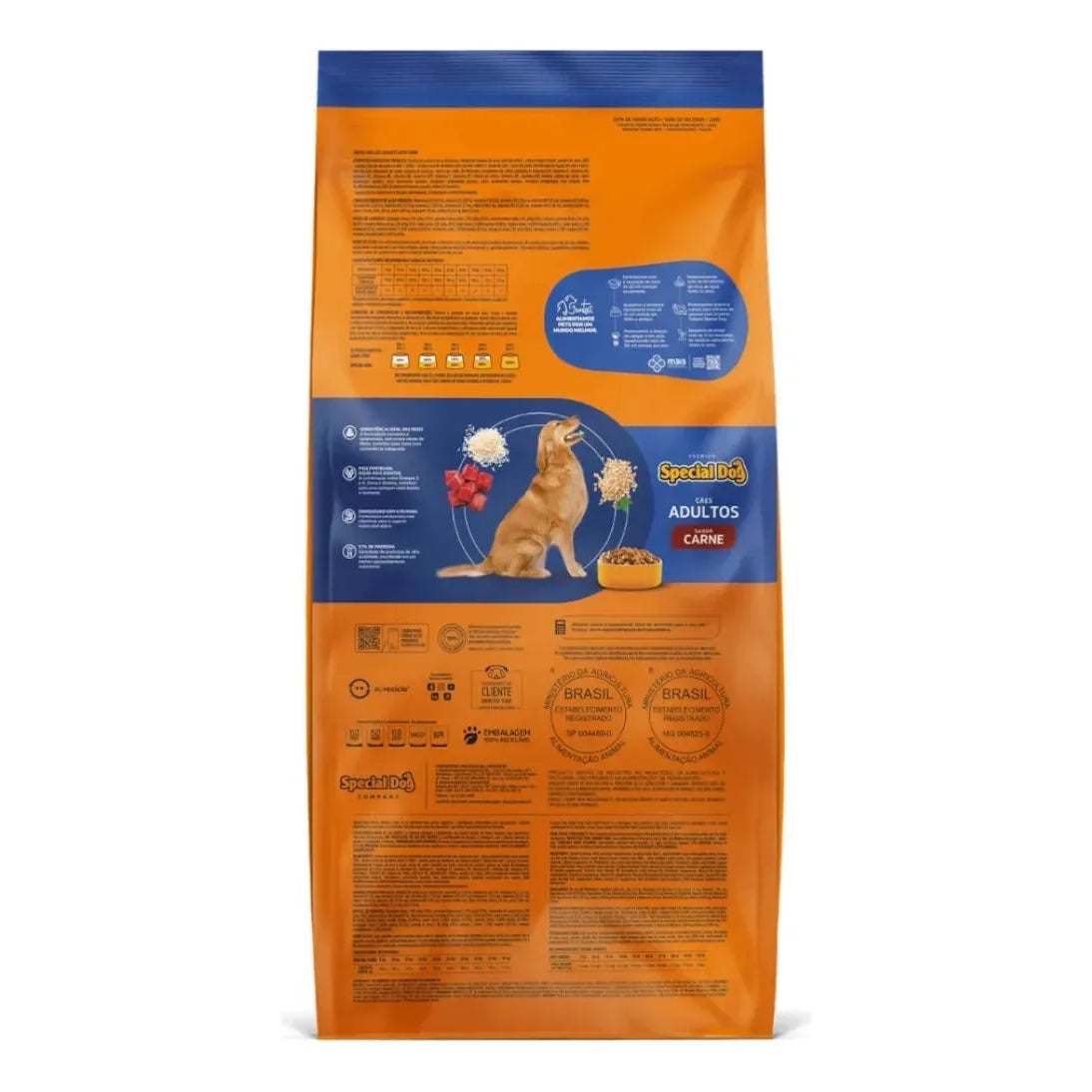 Ração Special Dog Premium Carne Cães Adultos 15kg