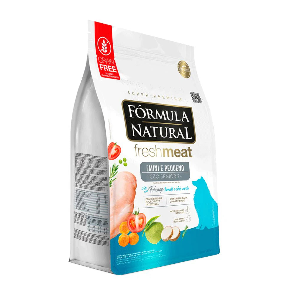 Ração Fórmula Natural Fresh Meat Cães Sênior Raças Pequenas e Mini 1kg