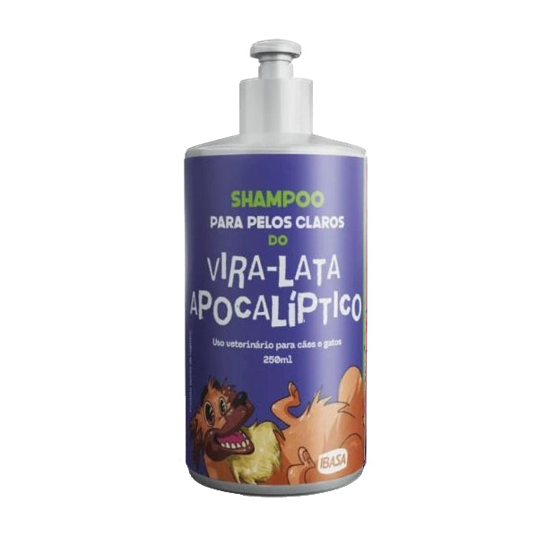 Shampoo Pelos Claros Vira-Lata Apocalíptico Ibasa 250ml