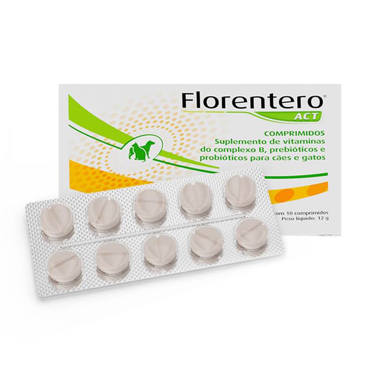 Suplemento Vitamínico Florentero ACT Bioctal para Cães e Gatos 12g