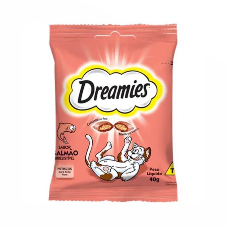 Petisco Dreamies Salmão para Gatos 40g