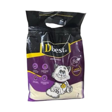 Areia Higiênica Biodegradável Dbest Bio Select 2kg