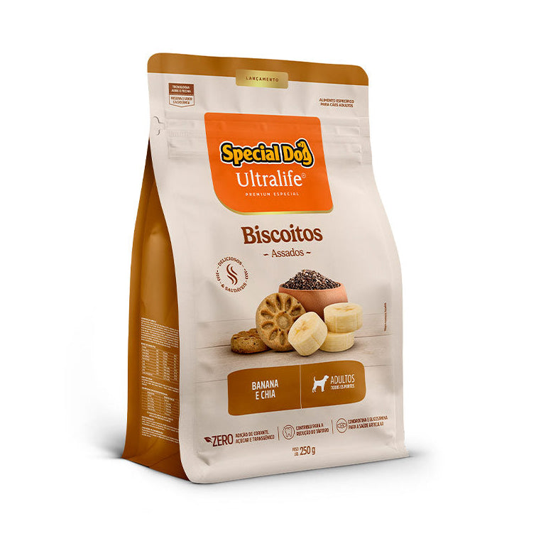 Biscoito Special Dog Ultralife Cães Adultos Banana 250g