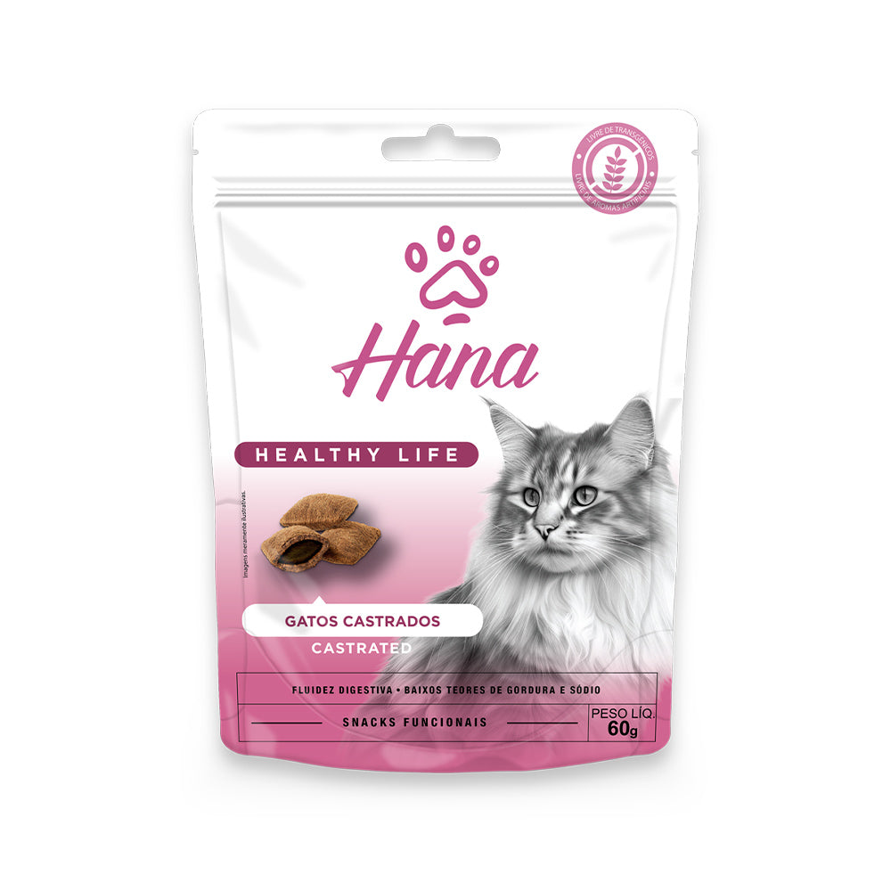 Snacks Hana Nuggets para Gatos Castrados 60g