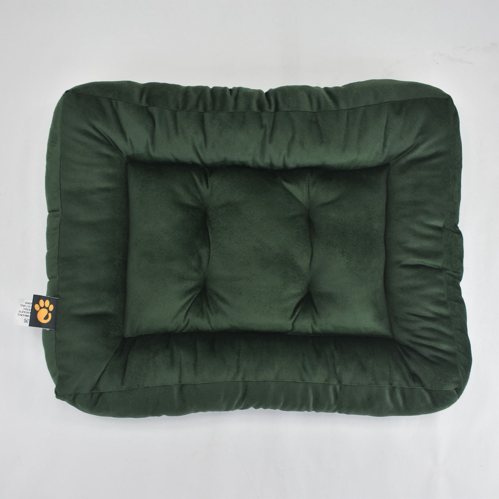 Cama para Cachorro Ferpa Pets Colchonete Quadrado Verde Escuro M