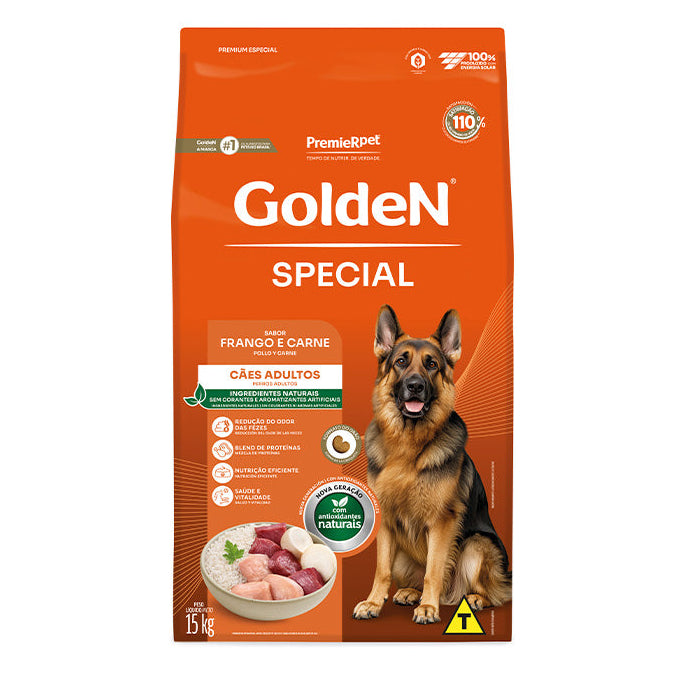 Ração Golden Fórmula Special Cães Adultos 15kg