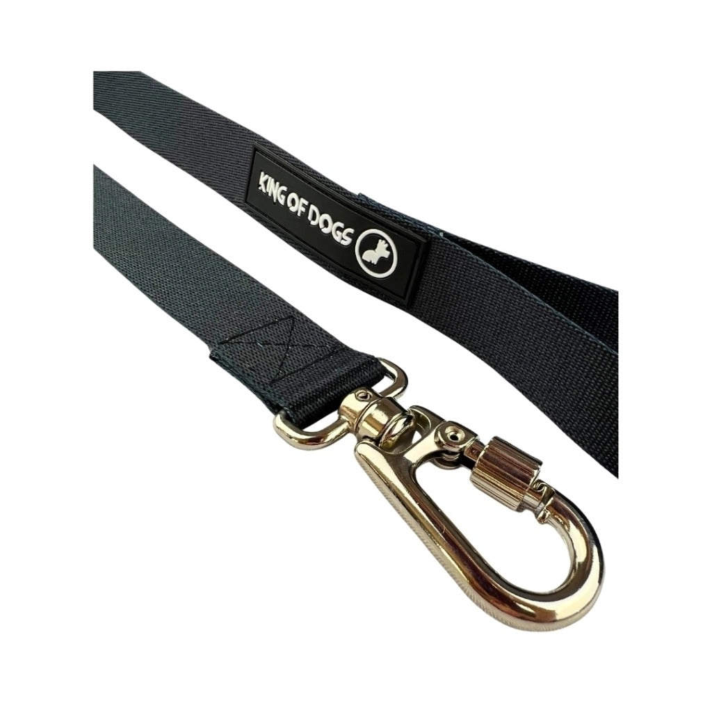 Guia Longa King Of Dogs Passeio Black P 2m