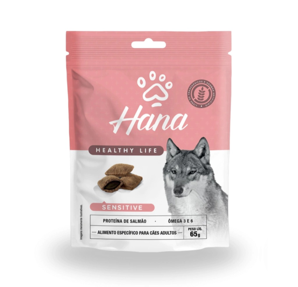 Snacks Hana Nuggets Sensitive para Cães 65g