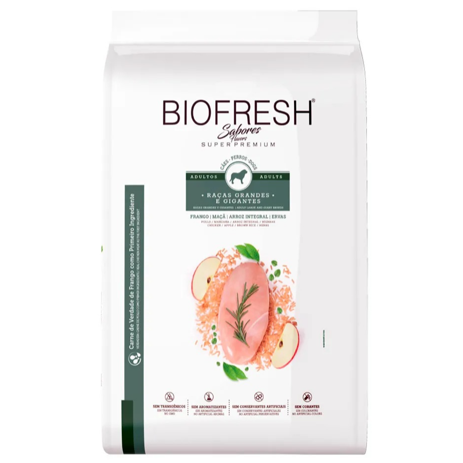 Ração Biofresh Cães Adultos Raças Grandes e Gigantes 15kg