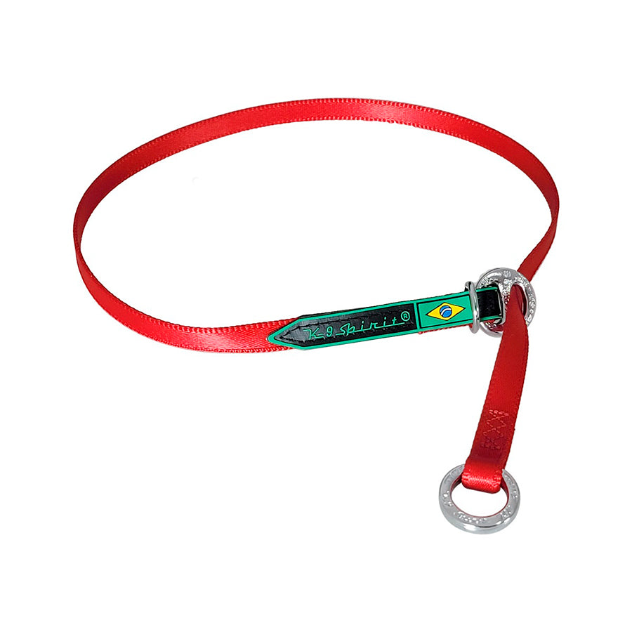 K9 Spirit Colar de Poliéster Prime Para Cães Vermelho M 50cm