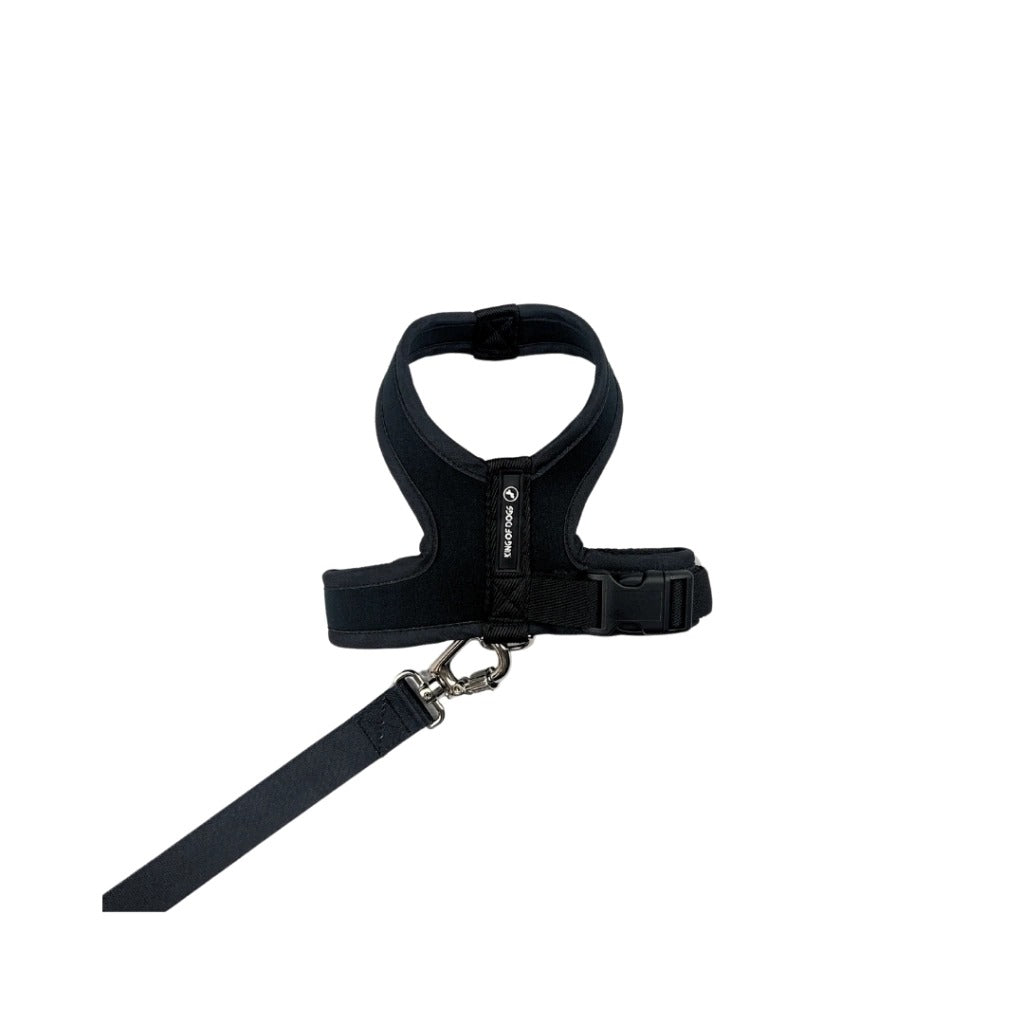 Peitoral King Of Dogs Neoprene Slim Dog Black XM
