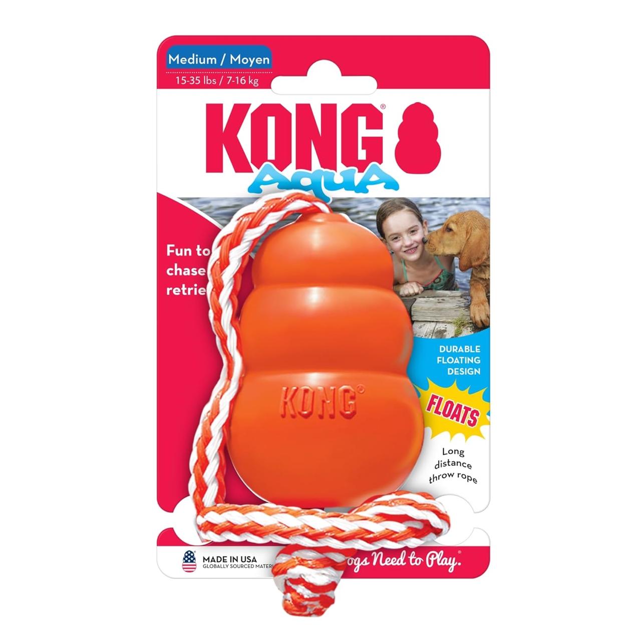 Brinquedo para Cachorro KONG Aqua Médio