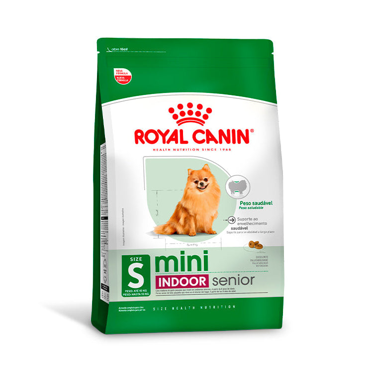 Ração Royal Canin Mini Indoor Sênior Cães 7,5kg