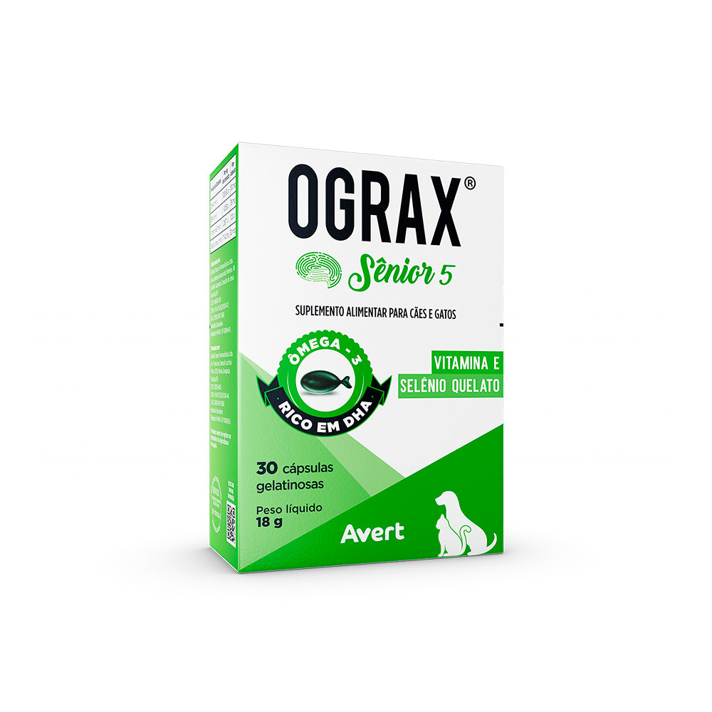 Suplemento Alimentar Ograx Sênior 5 30 cápsulas