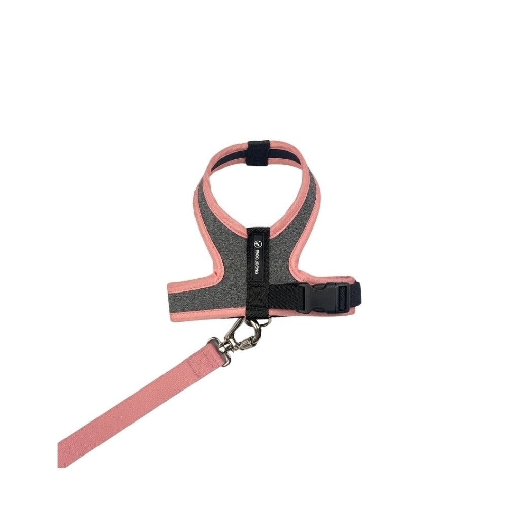 Peitoral King Of Dogs Neoprene Slim Dog Rose Mescla M