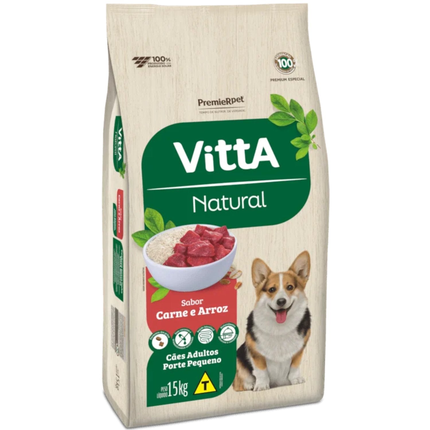 Ração Vitta Natural Cães Adultos Raças Pequenas Frango 15kg