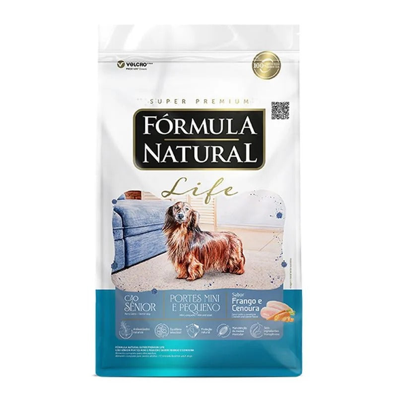 Ração Fórmula Natural Life Cães Sênior Raças Pequenas e Mini 7kg