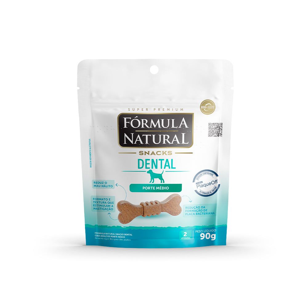 Snack para Cães Fórmula Natural Dental Porte Médio 90g