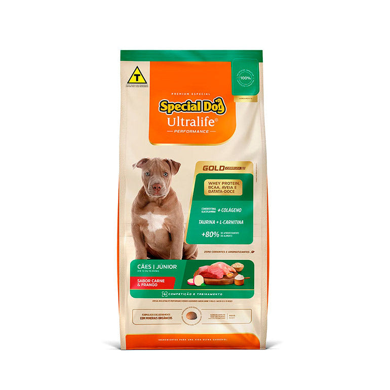 Ração Special Dog Ultralife Perfomance Cães Filhotes Carne e Frango 15kg