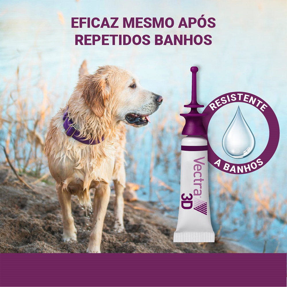 Antipulgas e Carrapatos Vectra 3D para Cachorros de 1,5 a 4kg 3 pipetas