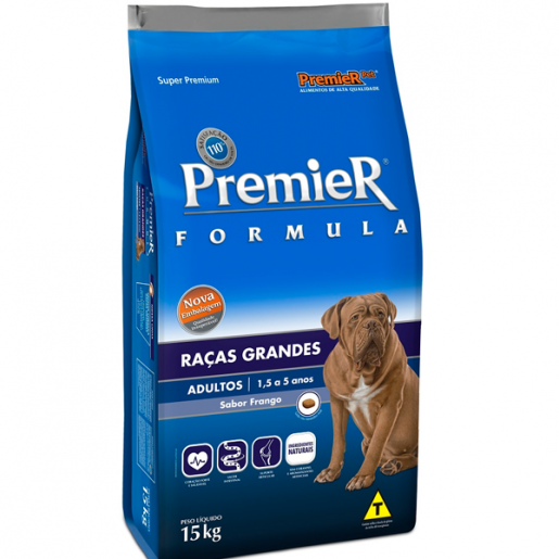 Ração Premier Fórmula Cão Adulto Raças Grandes 15kg