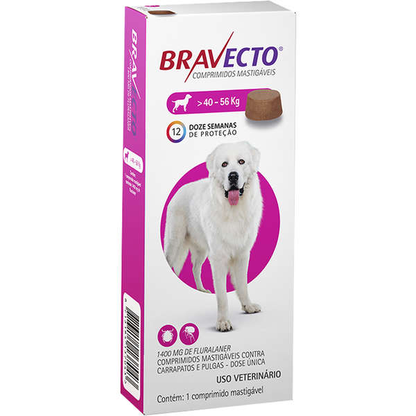 Antipulgas Bravecto Cães 40 até 56kg