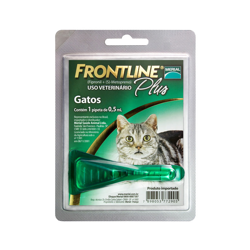 Antipulgas e Carrapatos Frontline Plus para Gatos