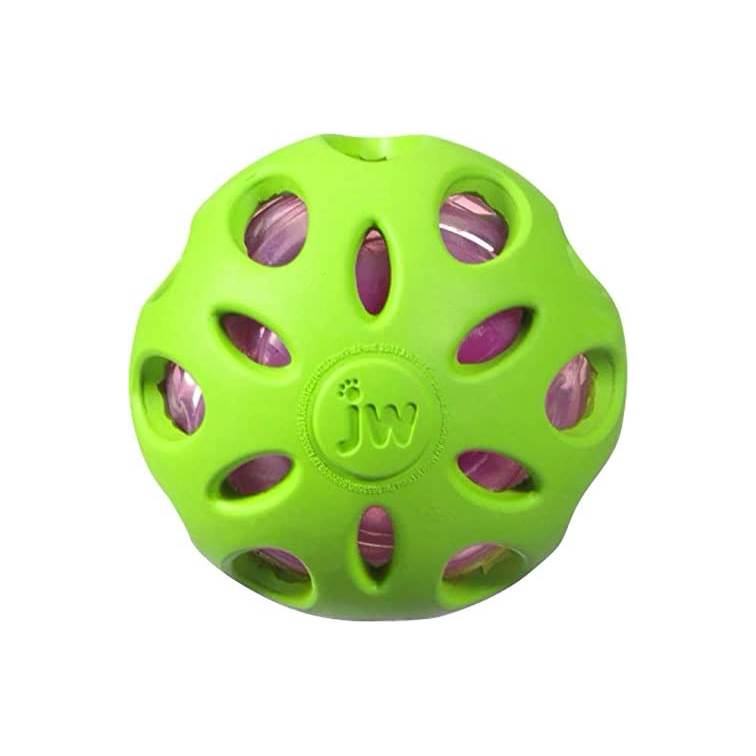 Brinquedo para Cachorro JW Crackle Ball Verde Grande