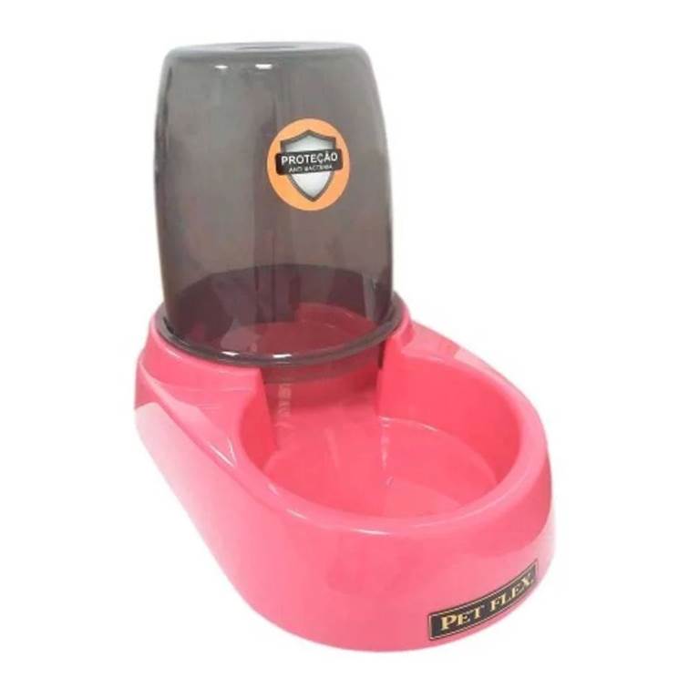 Bebedouro Bistrô Automático Pet Flex Vermelho 1,8L