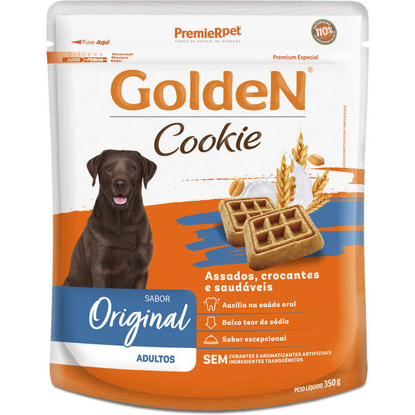 Biscoito Golden Cookie Cães Adultos 350g