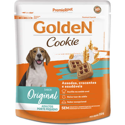 Biscoito Golden Cookie Cães Adultos Pequeno Porte 350g