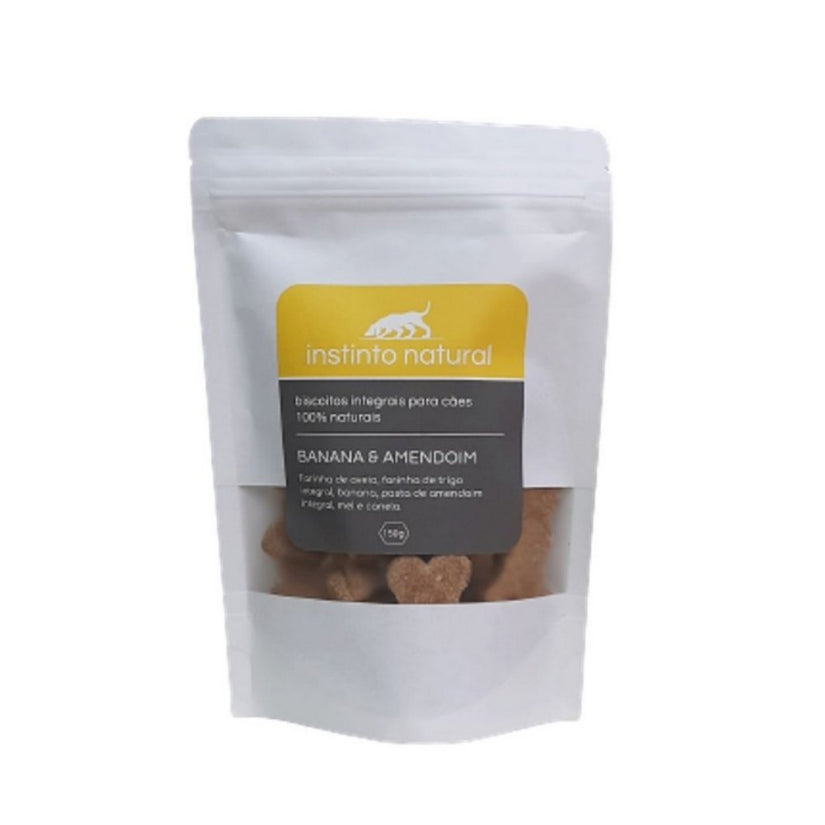 Biscoito Instinto Natural Banana & Amendoim para Cachorros 150g