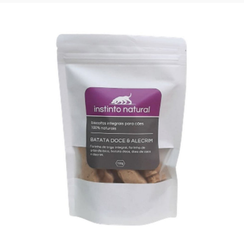 Biscoito Instinto Natural Batata Doce & Alecrim para Cachorros 150g