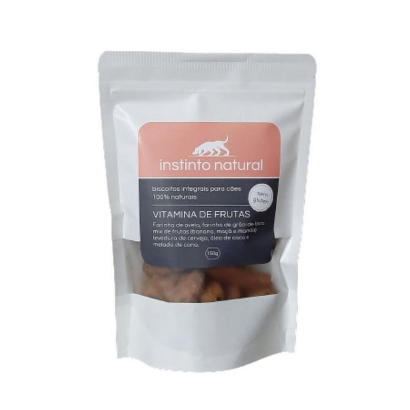 Biscoito Instinto Natural Vitamina de Frutas para Cachorros 150g