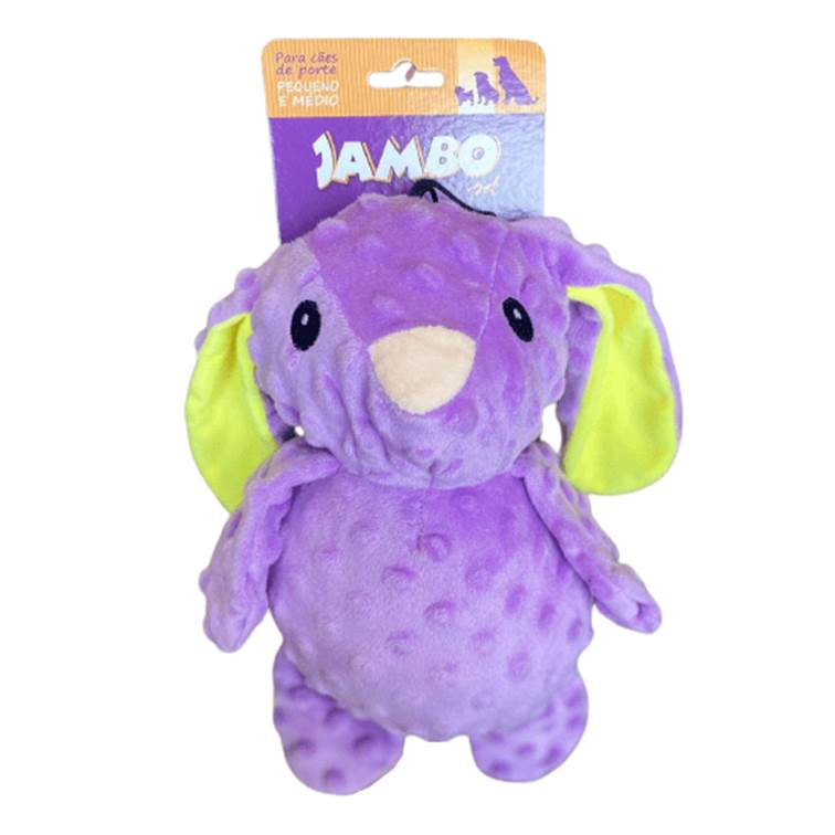 Brinquedo para Cachorro Jambo Mordedor Pelúcia Big Scam Coelho Lilás