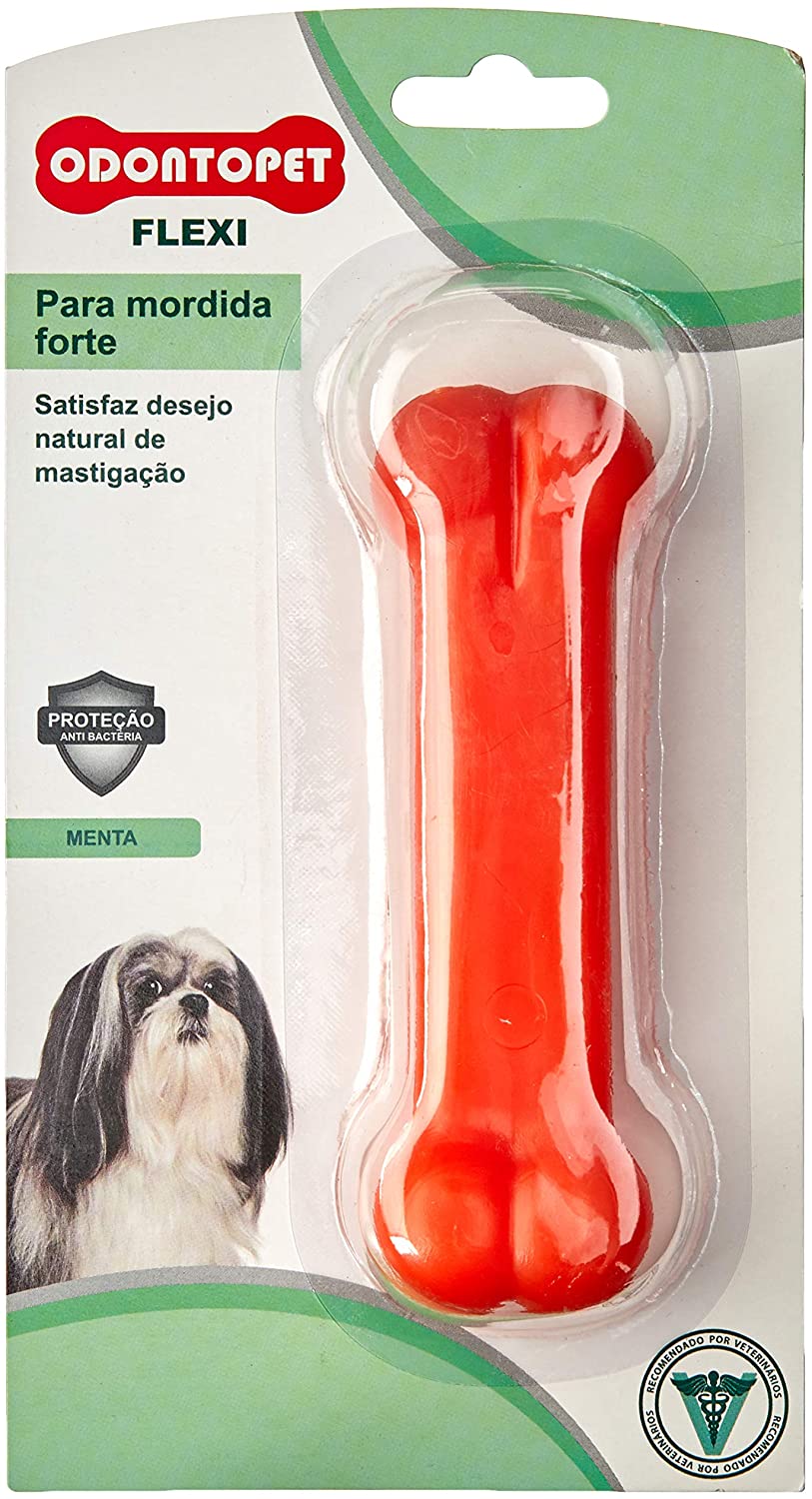 Brinquedo Odontopet Osso Flexibone Cães até 7kg