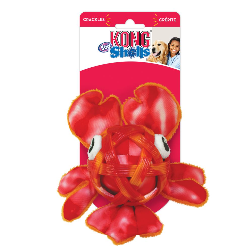 Brinquedo para Cachorro KONG Sea Shells Lobster Medium/Large