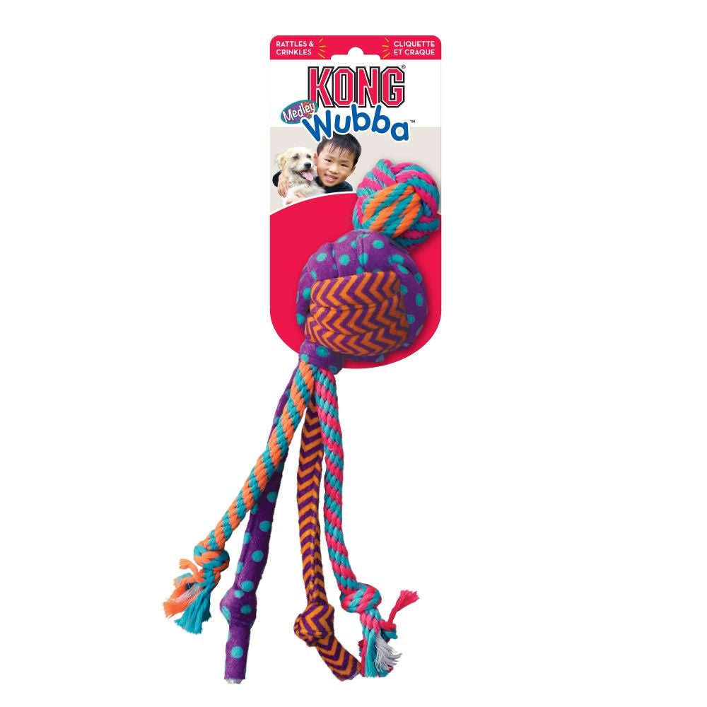 Brinquedo para Cachorro KONG Wubba Medley Small