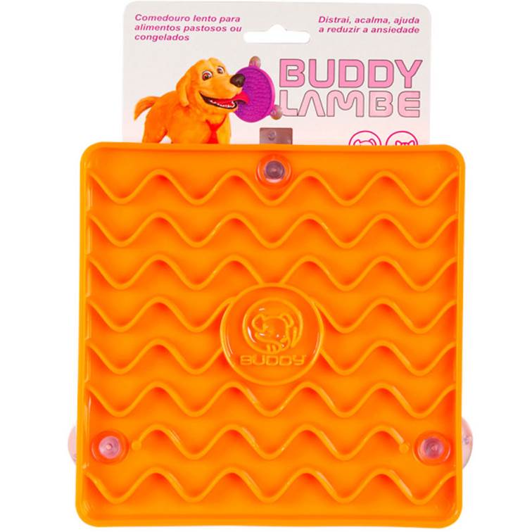 Comedouro Lento Funcional Buddy Lambe Ondas Buddy Toys