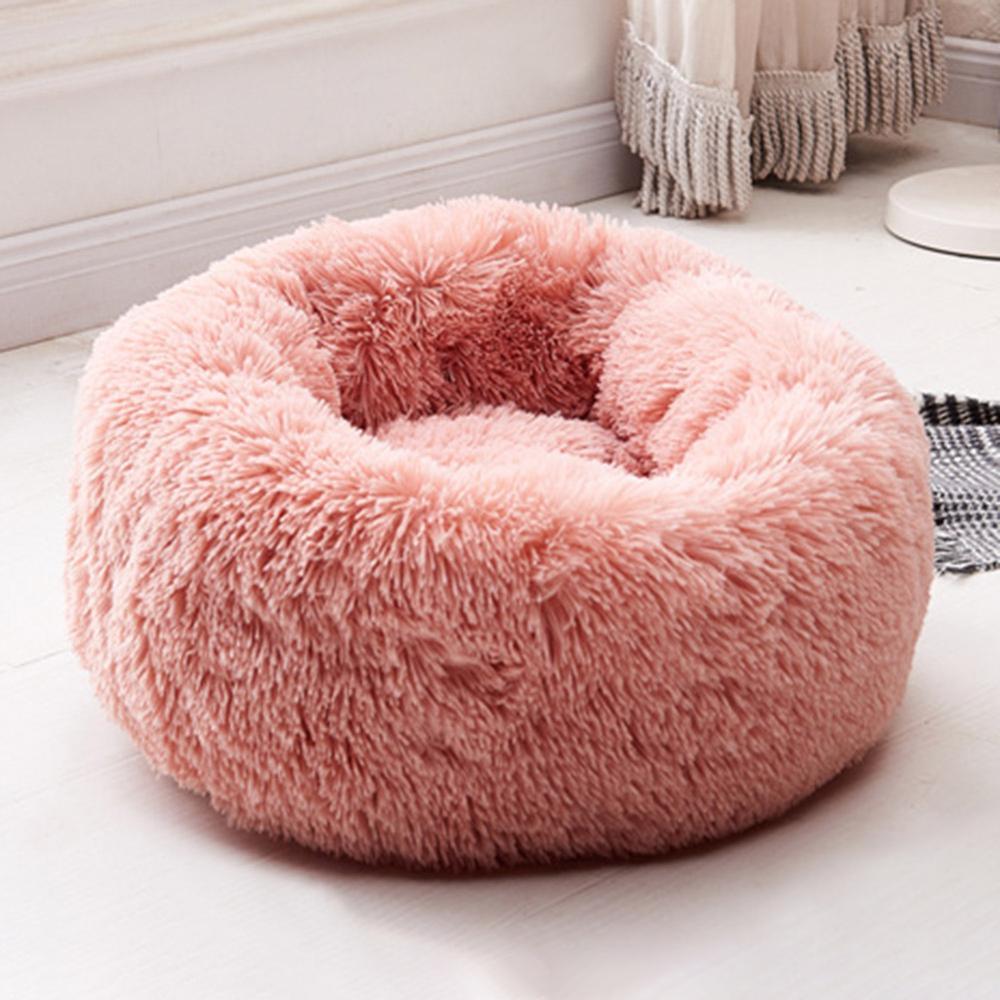 Cama Bicho com Luxo Puff Nuvem Rosa G