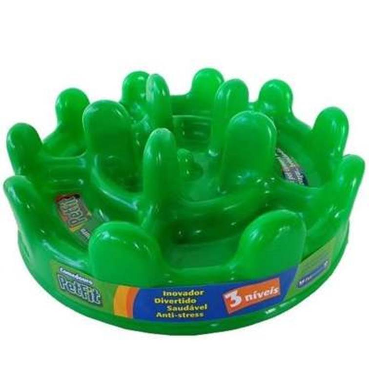 Comedouro Lento Mini PetFit Pet Games Verde