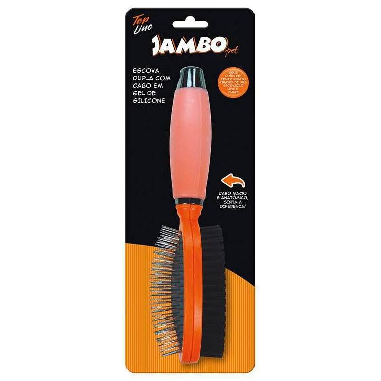 Escova Dupla Jambo Top Silicone Grande