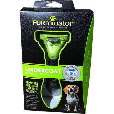 Escova New Furminator Pequena Cães Pelo Curto