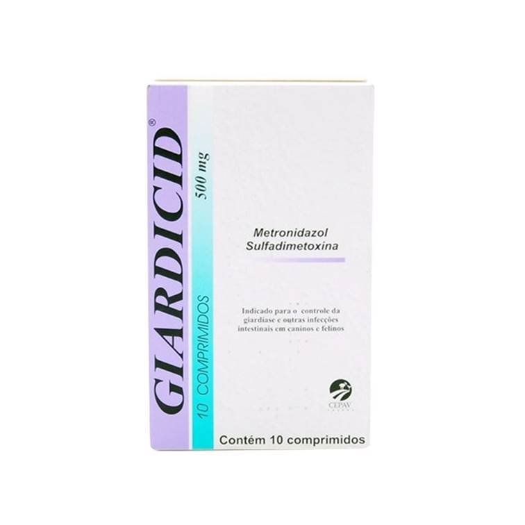 Giardicid 500mg Cepav 10 comprimidos