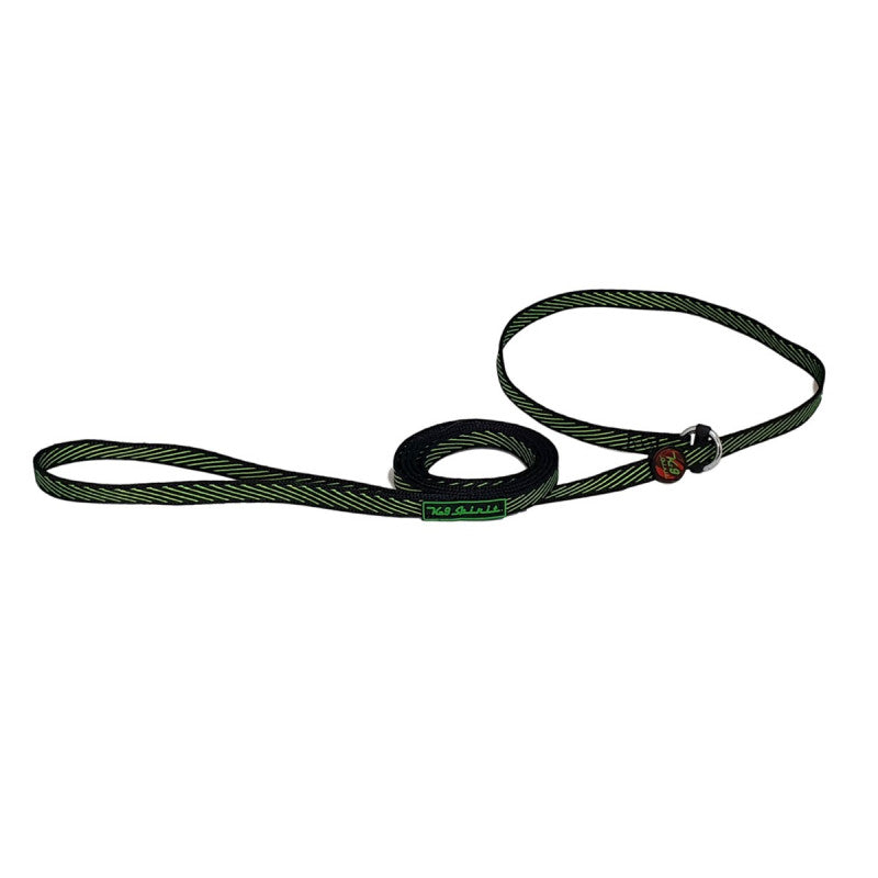 K9 Spirit Guia Unificada Preta/Verde 1,5m