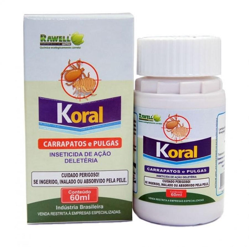 Koral Combate Carrapatos e Pulgas do Ambiente 60ml