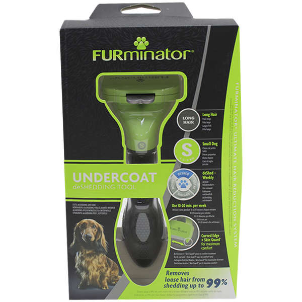 Escova New Furminator Pequena Cães Pelo Longo