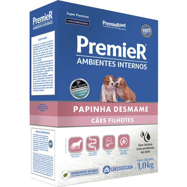 Papinha Desmame Cachorro Filhote Premier 1kg